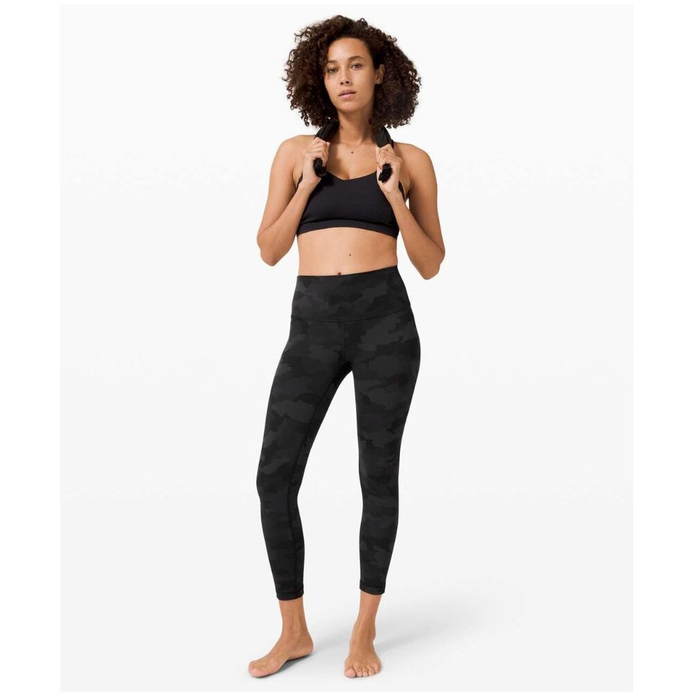 Lululemon Wunder Under High-Rise Tight 25" / Size 8 Heritage 365 Camo Deep Coal - Picture 1 of 13